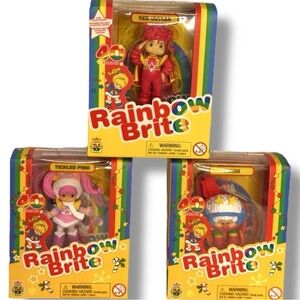 Rainbow Brite 40th Anniversary Set Red Butler, Tickled Pink & Twink NIB